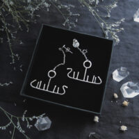 DAGSKIP. PETROGLYPH EARRINGS ✷ sustainable sterling silver – Sun Ship / Boat - protection - Image 13