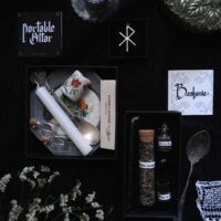 BASKANIA. EVIL-EYE BEGONE! BOX ✷ incense, candle, black salt, tourmaline - stops jealous & envious - Image 8