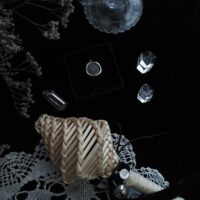 WITCH MARK. DAISY WHEEL AMULET ✷ sustainable sterling silver - hexafoil rosette "wax seal" - protection - Image 11