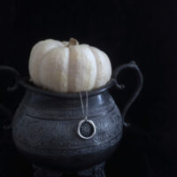 WITCH MARK. DAISY WHEEL AMULET ✷ sustainable sterling silver - hexafoil rosette "wax seal" - protection - Image 2