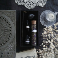 BASKANIA. EVIL-EYE BEGONE! BOX ✷ incense, candle, black salt, tourmaline - stops jealous & envious - Image 6