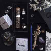 BASKANIA. EVIL-EYE BEGONE! BOX ✷ incense, candle, black salt, tourmaline - stops jealous & envious - Image 5