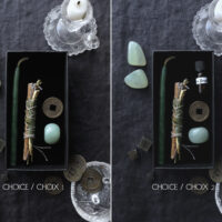 CABRE D'OR. ABUNDANCE THEMED BOX ✷ LAST 1 - Organic smoke wand, lucky feng-shui coin, candle, green jade - Image 7
