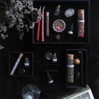 BESPOKE MAGICK KIT. CUSTOM-MADE SET ✷ Tailored to your needs w/ curios, incense, gem, candle, etc.