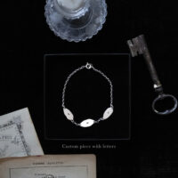 RUNIC CHAIN BRACELET ✷ sterling silver - pick the rune(s): Algiz, Othala, Ansuz, Fehu, Thurisaz, Jera, Nauthiz, etc. - Image 5