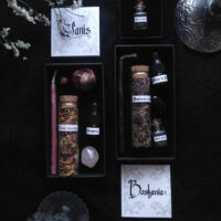 BASKANIA. EVIL-EYE BEGONE! BOX ✷ incense, candle, black salt, tourmaline - stops jealous & envious - Image 7