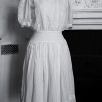 WHITE GUNNE SAX DRESS ※ by Jessica McClintock ※ Prairie, Cottage-core, Edwardian style - Image 3
