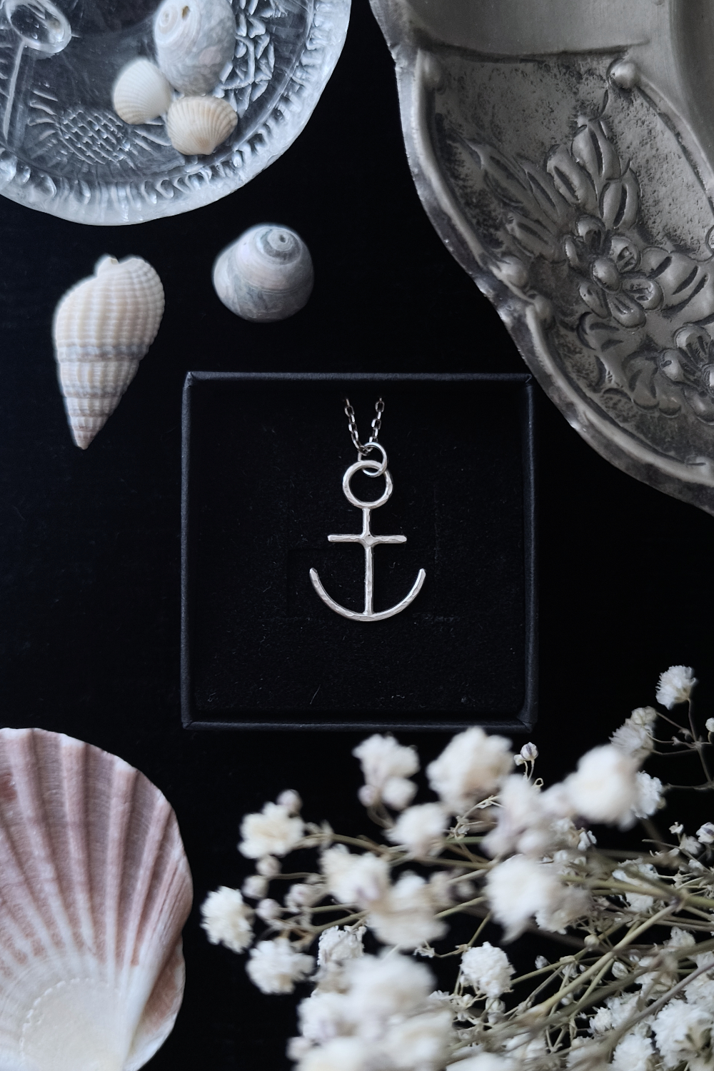 HIRWAZH ANCHOR TALISMAN ✷ sustainable sterling silver - Coastal Gothic - grounding, protection, luck - Image 3
