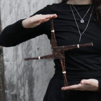 WITCH MARK. DAISY WHEEL AMULET ✷ sustainable sterling silver - hexafoil rosette "wax seal" - protection - Image 6