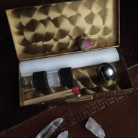 LUNAR PHASES ALTAR BOX ※ brass & genuine mother of pearl. by Contrived to Charm - Image 4
