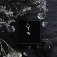 PASSE-PARTOUT, OUBLIETTES. DUNGEON SYNTH. KEY TALISMAN ✷ sustainable recycled sterling silver - Image 3