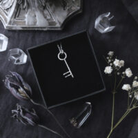 PASSE-PARTOUT, OUBLIETTES. DUNGEON SYNTH. KEY TALISMAN ✷ sustainable recycled sterling silver