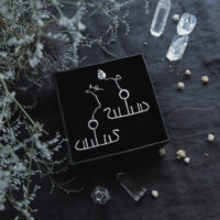 DAGSKIP. PETROGLYPH EARRINGS ✷ sustainable sterling silver – Sun Ship / Boat - protection