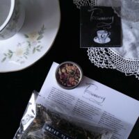 TASSEOMANCY. TEA LEAVES READING KIT ✷ LAST ONE! vintage teacup, tea, incense, tasseography symbolism & instructions leaflets - Image 10