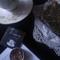 TASSEOMANCY. TEA LEAVES READING KIT ✷ LAST ONE! vintage teacup, tea, incense, tasseography symbolism & instructions leaflets - Image 11