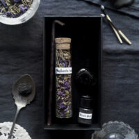 BASKANIA. EVIL-EYE BEGONE! BOX ✷ incense, candle, black salt, tourmaline - stops jealous & envious - Image 3