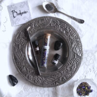 BASKANIA. EVIL-EYE BEGONE! BOX ✷ incense, candle, black salt, tourmaline - stops jealous & envious - Image 4