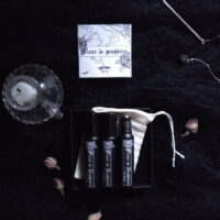 FLEUR DE POUSSIÈRE. PERFUME & POTION. ROLL-ON ✷ organic anointing oil - incense, patchouli & rose - Image 5