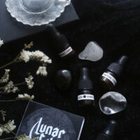 LUNAR MAGICK KIT. MOON PHASES SET ✷ essential oil blends & tumbled crystals - Image 6