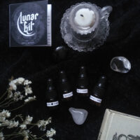 LUNAR MAGICK KIT. MOON PHASES SET ✷ essential oil blends & tumbled crystals - Image 5