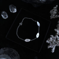 RUNIC CHAIN BRACELET ✷ sterling silver - pick the rune(s): Algiz, Othala, Ansuz, Fehu, Thurisaz, Jera, Nauthiz, etc. - Image 11