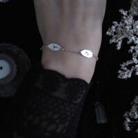 RUNIC CHAIN BRACELET ✷ sterling silver - pick the rune(s): Algiz, Othala, Ansuz, Fehu, Thurisaz, Jera, Nauthiz, etc. - Image 4