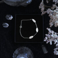 RUNIC CHAIN BRACELET ✷ sterling silver - pick the rune(s): Algiz, Othala, Ansuz, Fehu, Thurisaz, Jera, Nauthiz, etc. - Image 6