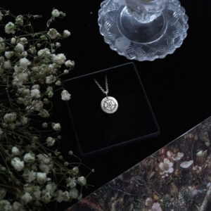 BRIAR ROSE AMULET ✷ sustainable sterling silver & velvet ribbon