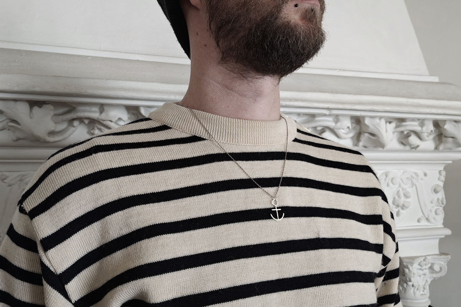 HIRWAZH ANCHOR TALISMAN ✷ sustainable sterling silver - Coastal Gothic - grounding, protection, luck - Image 6